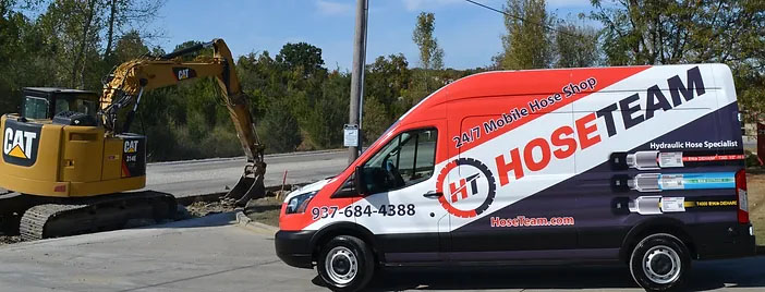Emergency Hydraulic Hose Repair Service Van - Middletown Ohio